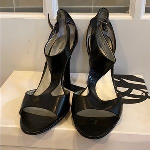Black stylish heels